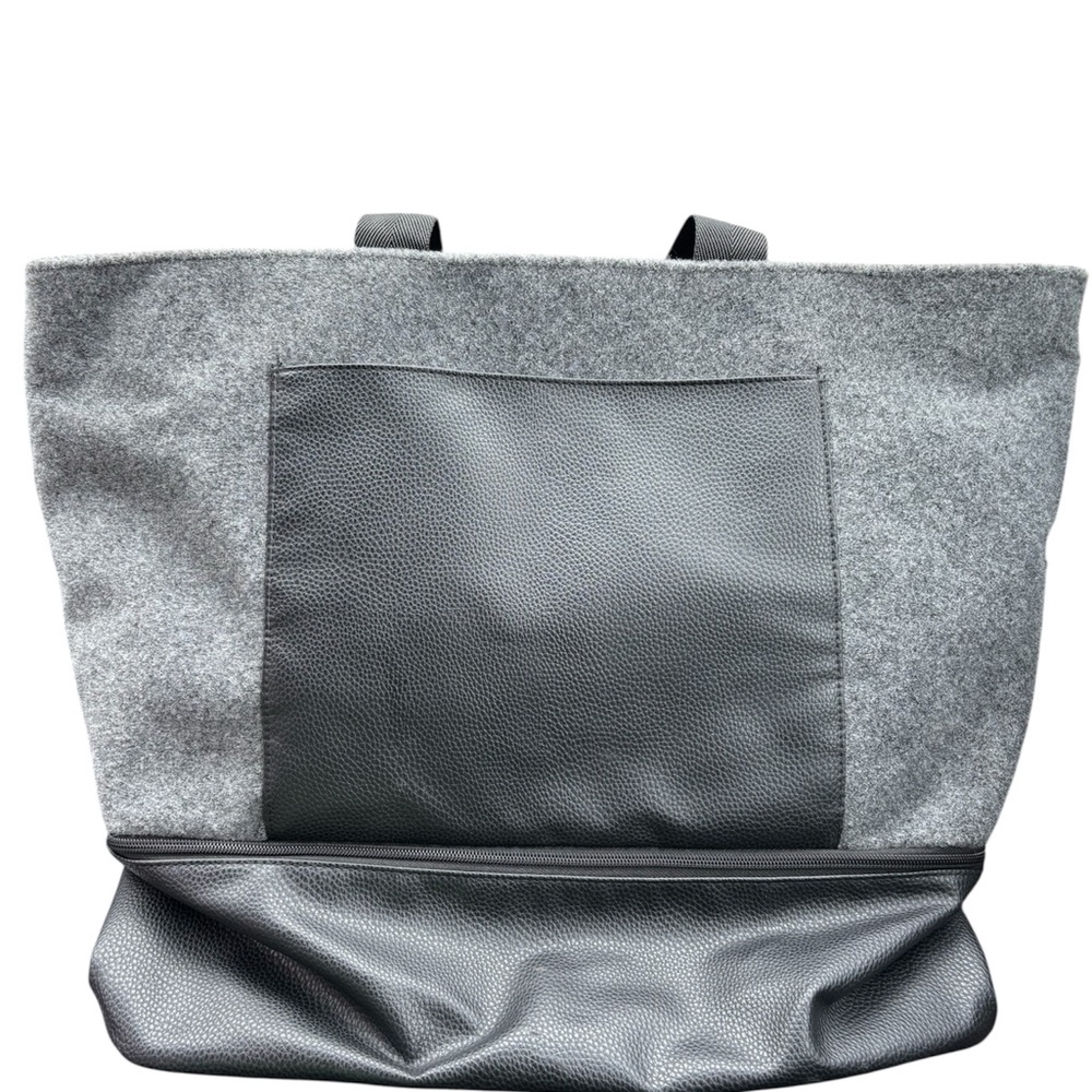 DSW Black  and Gray Tote Bag